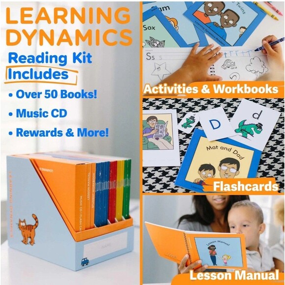Learning Dynamics Reading 4 Week Program Phonics Kit Complete Homeschooling - Picture 2 of 16